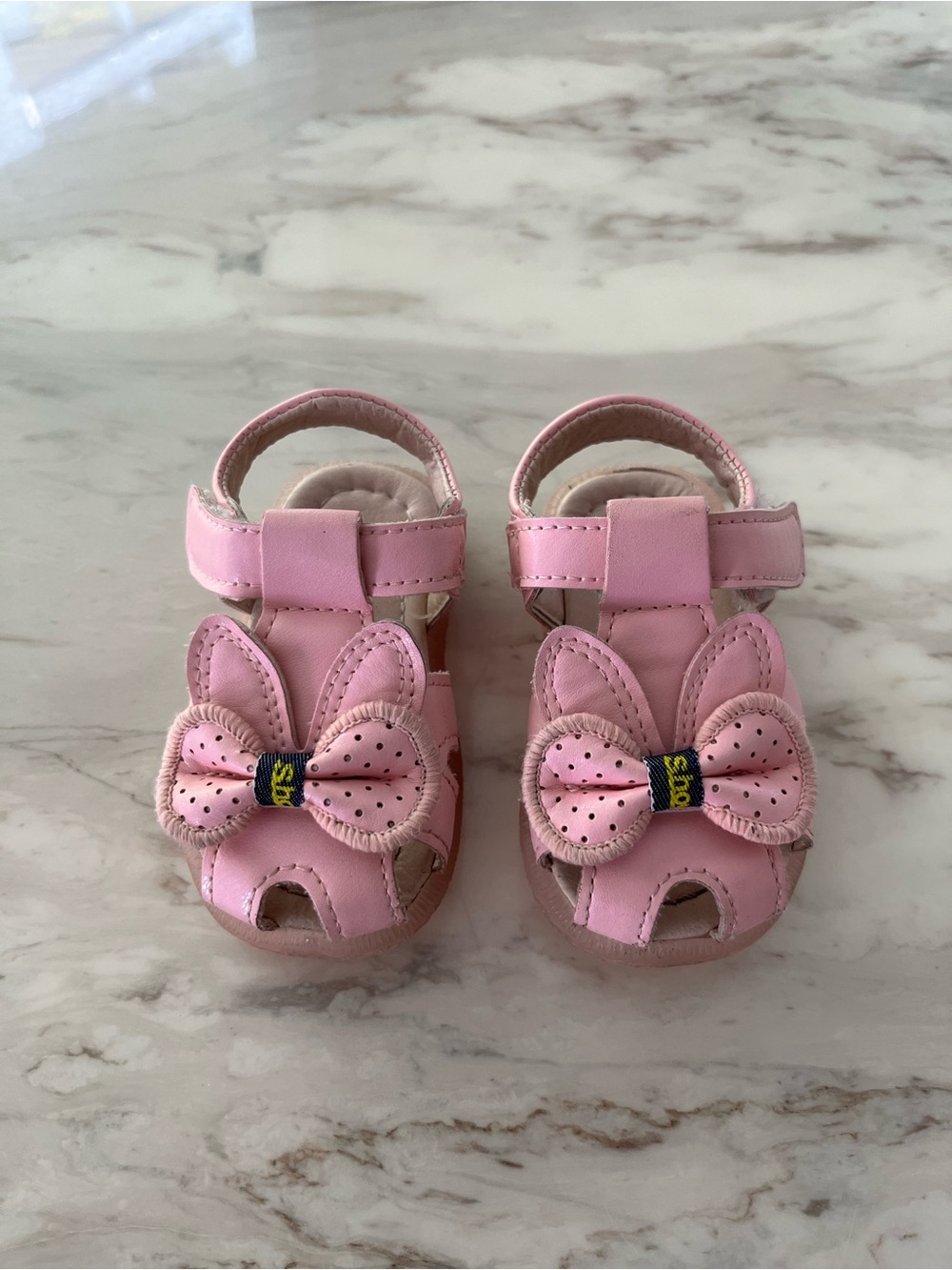 Pink Toddler Bow Sandals